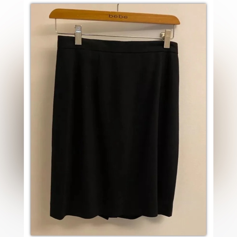 Women’s Black Wool Lined Skirt Size 4